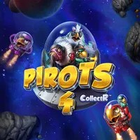 Pirots 4 logo by ELK Studios at Hurmio Casino