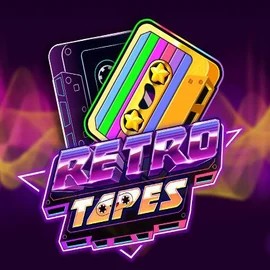 Logo of Retro Tapes from Push Gaming at Hurmio Casino